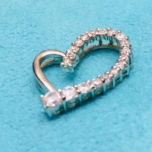 Beautiful heart pendant sterling silver